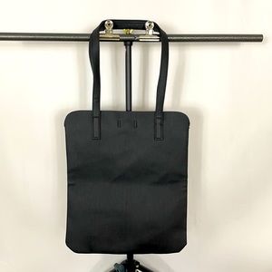 Simple black tote